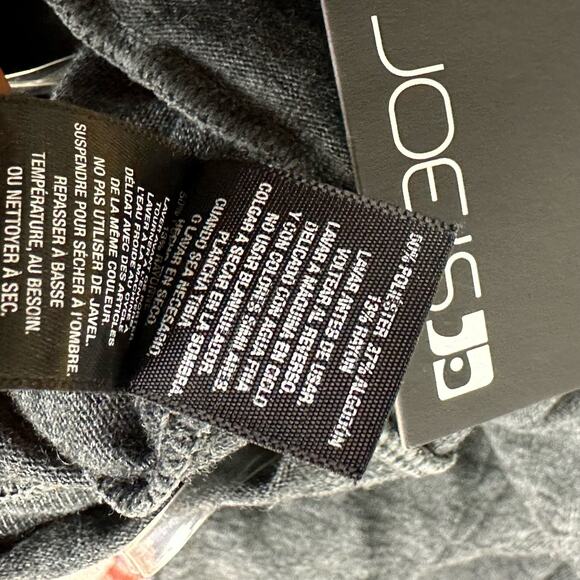 Joe's Jeans Racerback Heather Knit Grey Jumpsuit Lounge Wear Wide Leg Size S - Picture 7 of 9